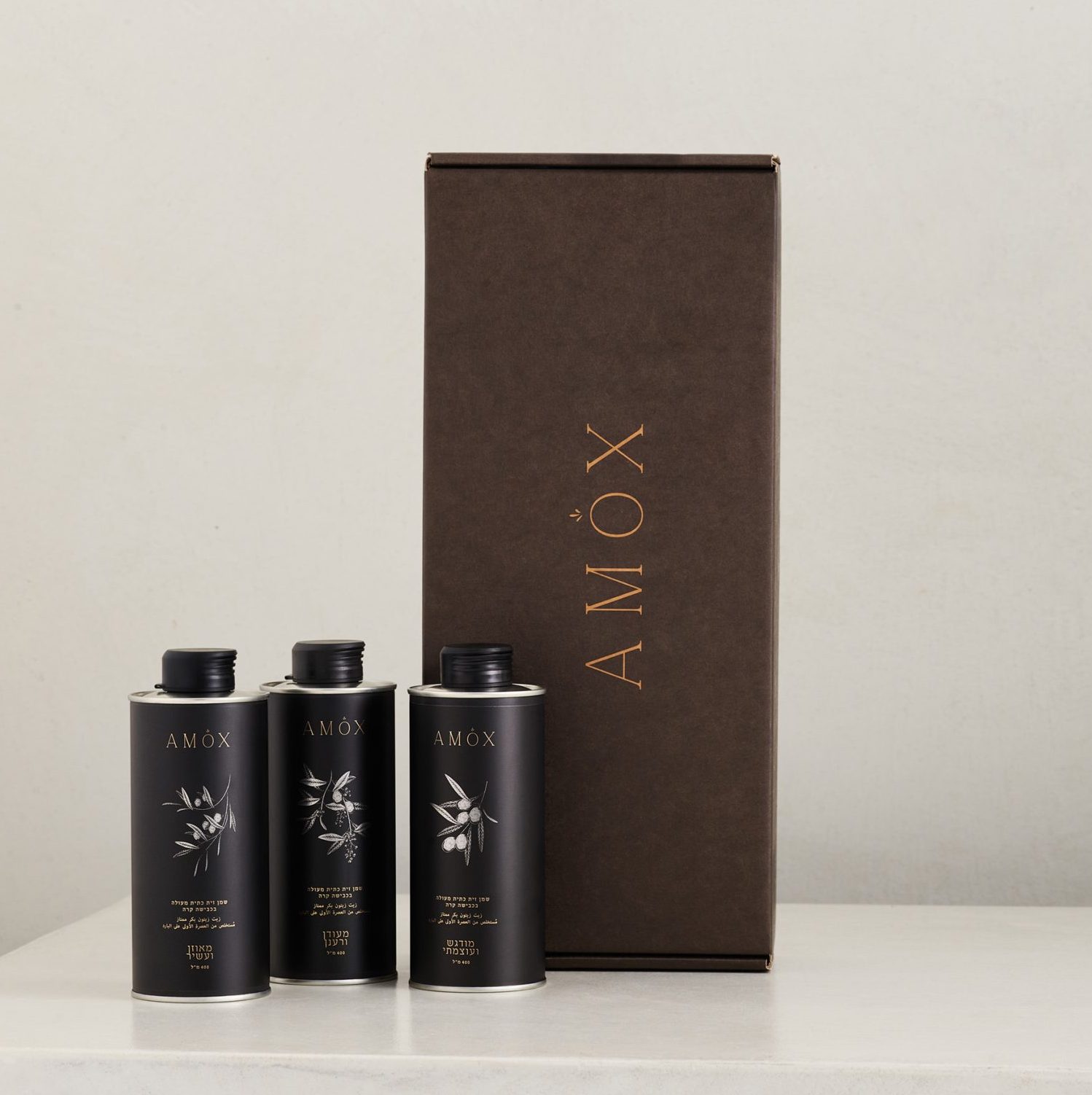 מארז טריו: שמן זית משובח ב-3 טעמים